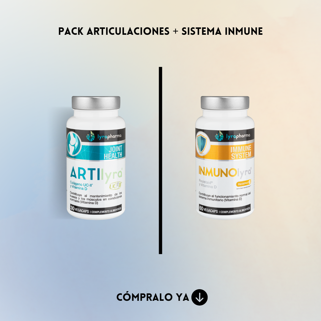 Arti + Inmuno | (1 mes) Reduce las molestias articulares y refuerza el sistema inmune